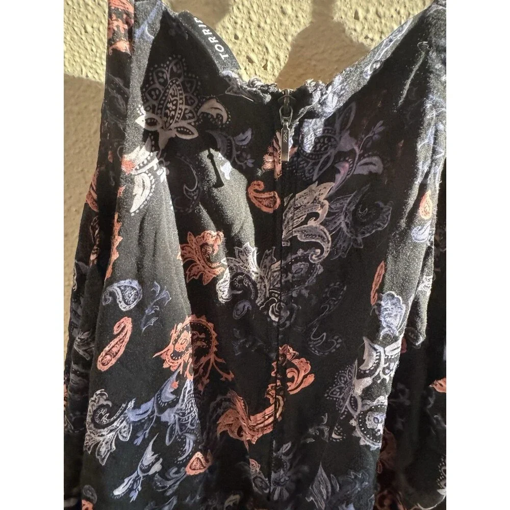 Torrid Paisley Cami Spaghetti Straps Sz 2x - Picture 8 of 8